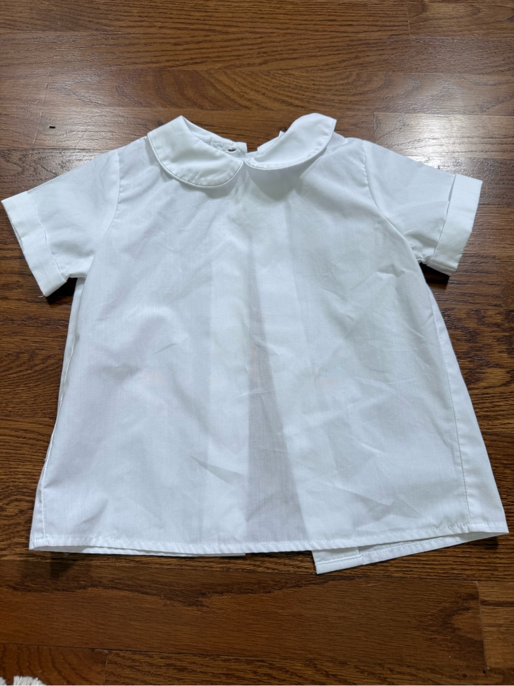 White Peter Pan Collar Blouse - Classic School Top